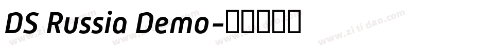 DS Russia Demo字体转换